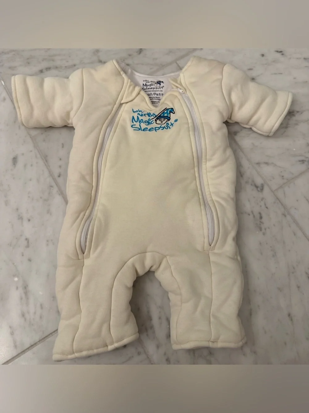 HALO Baby Merlin's Magic Sleepsuit in Cream. Size 3-6 Months/ 12-18 Pounds